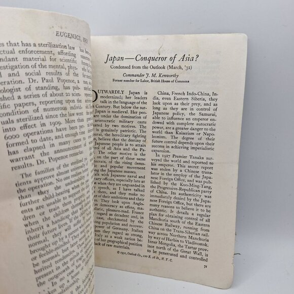 Readers Digest 1932 July Vintage Old Prohibition Spinster Factories Ford Asia - Picture 5 of 5